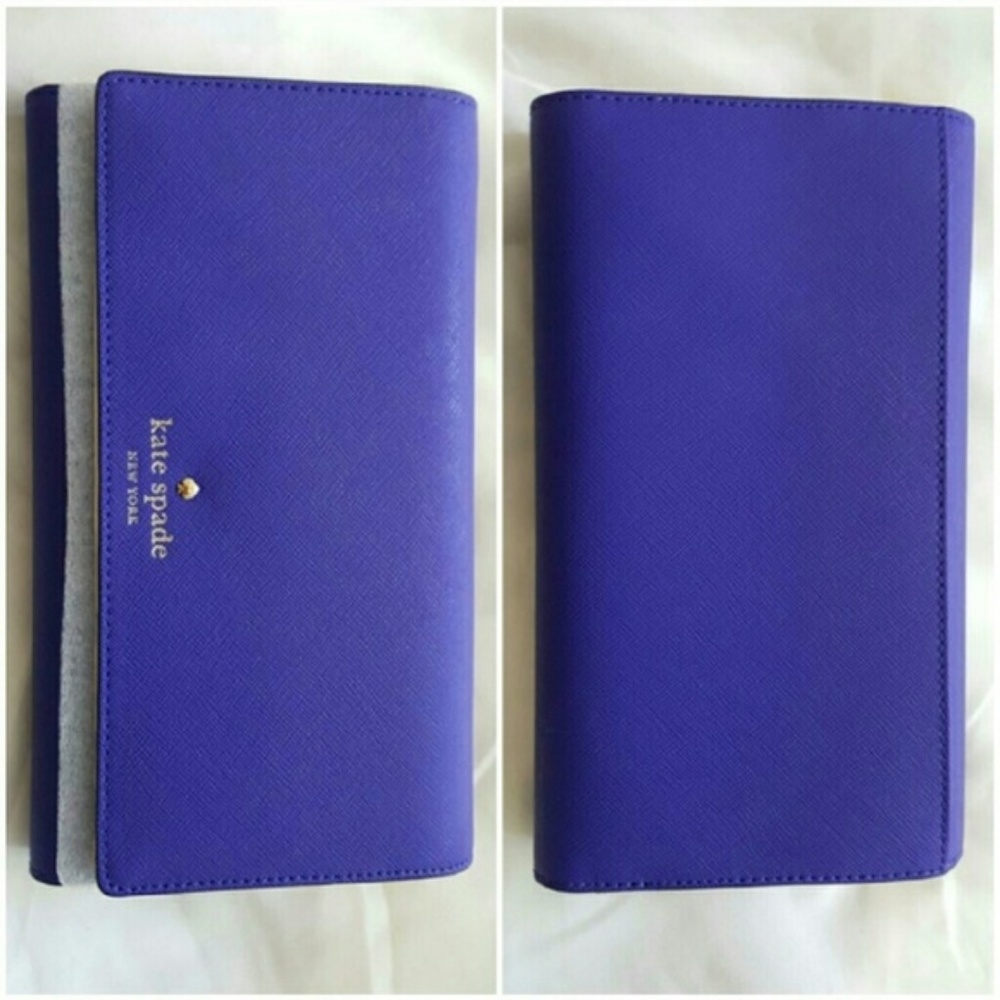 🍒NWT🍒 KATE SPADE LEATHER TRIFOLD WALLET - Picture 2 of 4